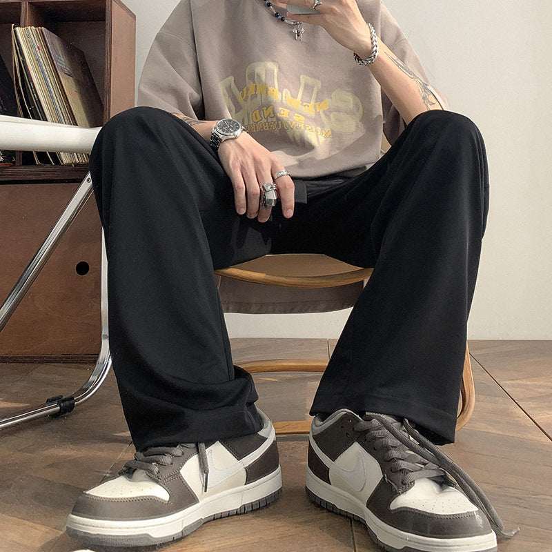 Men's Loose Straight Pants Fashion Label In Summer - VEX CLUB HOUSE