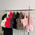 Winter Bags Chain Plush Handbag Totes Women Shoulder Bag - VEX CLUB HOUSE