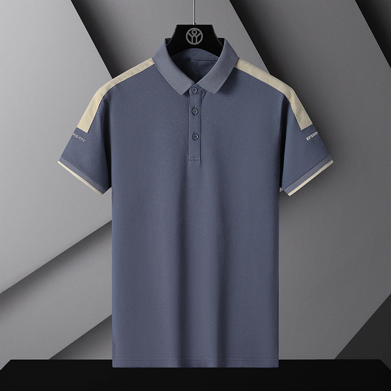 Short Sleeve Lapel T-shirt Round Neck Loose T-shirt Trendy - VEX CLUB HOUSE