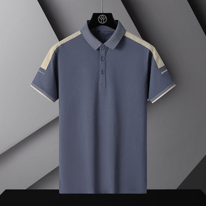 Short Sleeve Lapel T-shirt Round Neck Loose T-shirt Trendy - VEX CLUB HOUSE