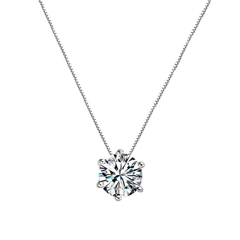 Single diamond necklace women - VEX CLUB HOUSE