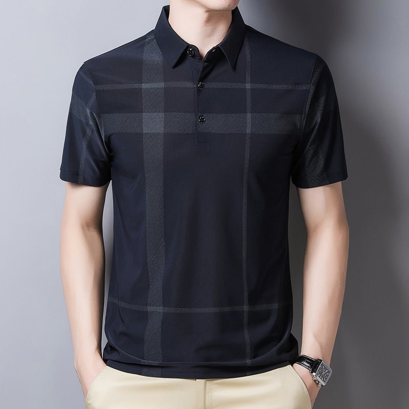 Men's Fashion Ice Silk Short Sleeve T-shirt - VEX CLUB HOUSE