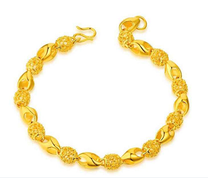 Gold-plated brass bracelet - VEX CLUB HOUSE