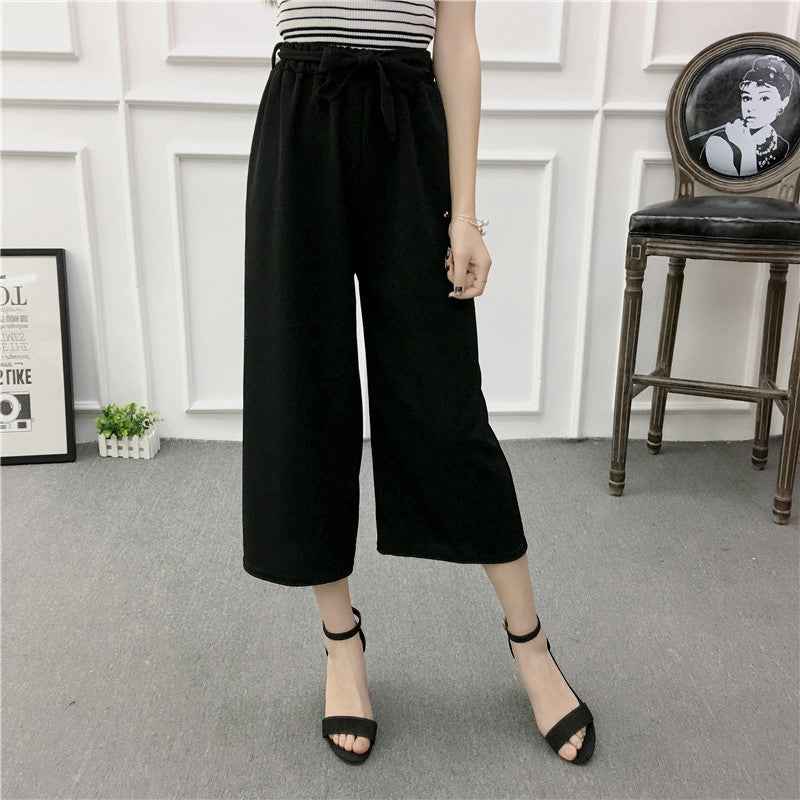 Wide-leg pants Loose flared pants High waist - VEX CLUB HOUSE