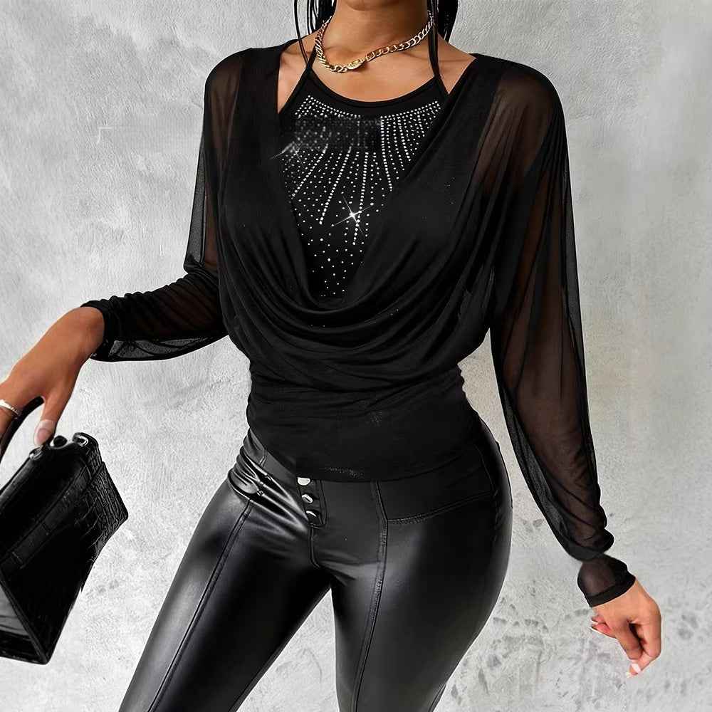 Stylish Minimalist And Uniquely Designed Long Sleeve Top For Women - VEX CLUB HOUSE