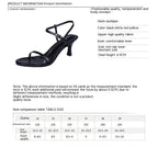 Summer Stiletto Heel Buckle Strap High Heels Sandals - VEX CLUB HOUSE