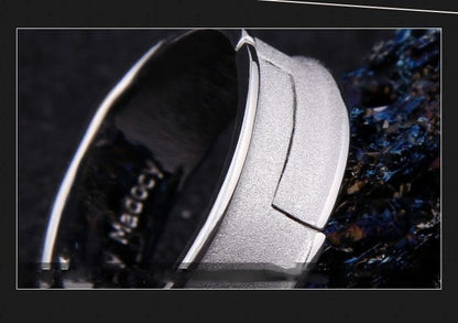Time Ring 2-dimensional Simple Versatile Personality Opening Adjustable Men And Women Simple Bracelet Finger Ring Jewelry V E X C L U B H O U S E