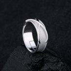 Time Ring 2-dimensional Simple Versatile Personality Opening Adjustable Men And Women Simple Bracelet Finger Ring Jewelry V E X C L U B H O U S E