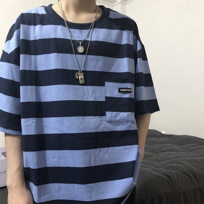Striped short sleeve t-shirt - VEX CLUB HOUSE