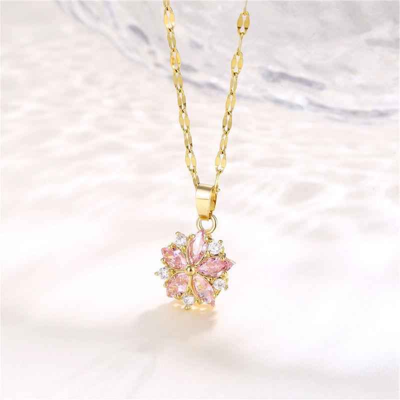 Crystal Snowflake Necklace Women Fashion Ins Necklace - VEX CLUB HOUSE