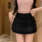 Sweet Lace High-waist Bodycon Skirt - VEX CLUB HOUSE