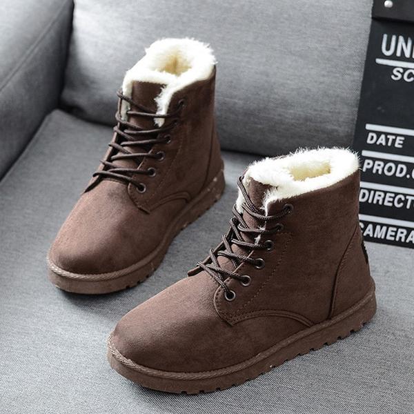 Snow boots with short tube plus velvet booties - VEX CLUB HOUSE