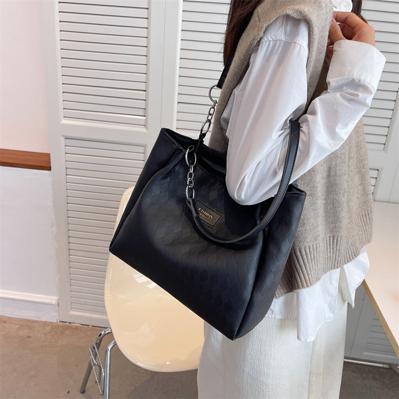 Rhombus Pattern Totes Chain Shoulder Bag Women Shopping Bags - VEX CLUB HOUSE