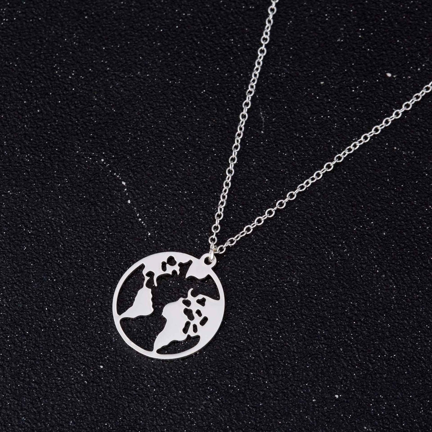 Vintage Origami World Map Necklace Women Geometric Necklace - VEX CLUB HOUSE