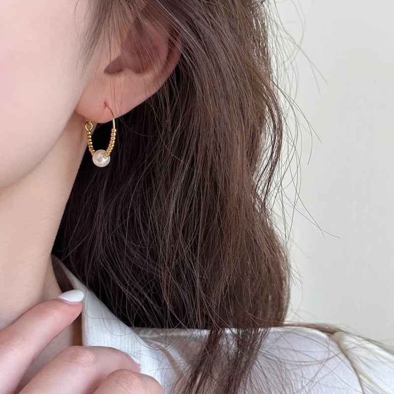 Fashion Personalized Pearl Earrings Women - VEX CLUB HOUSE