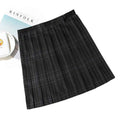 Women's High Waist Plaid Uniform Pleated Skirt - VEX CLUB HOUSE