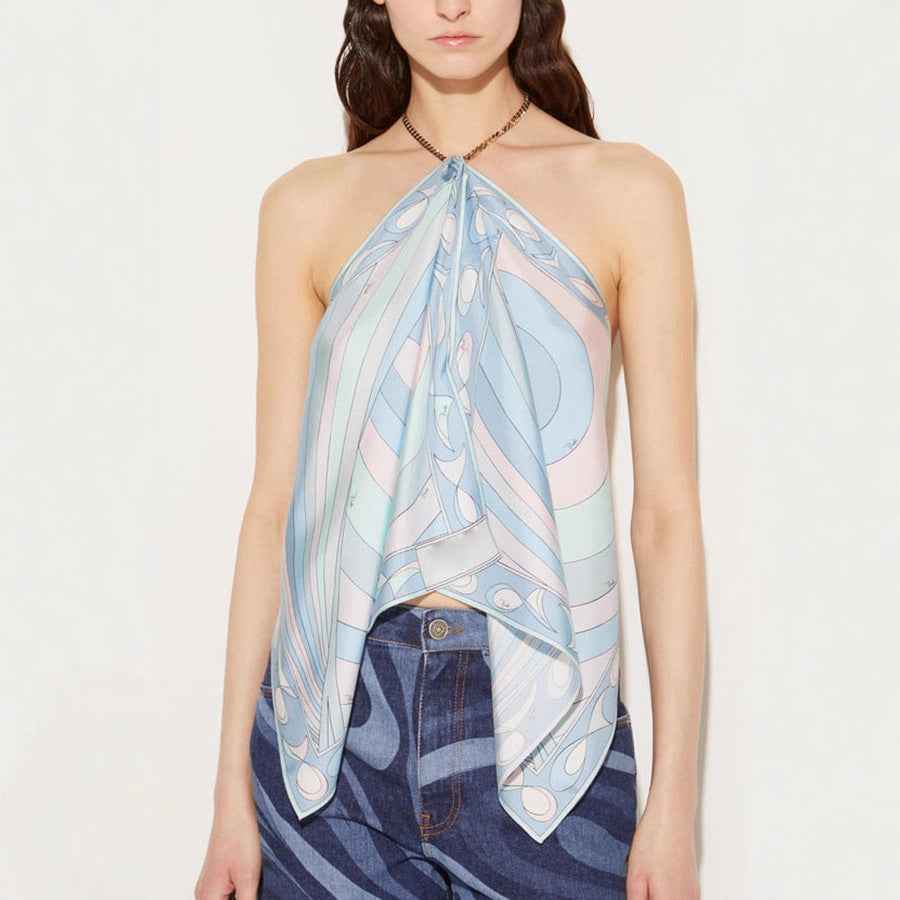 New Spring Summer Halterneck Bra With Positioning Print - VEX CLUB HOUSE