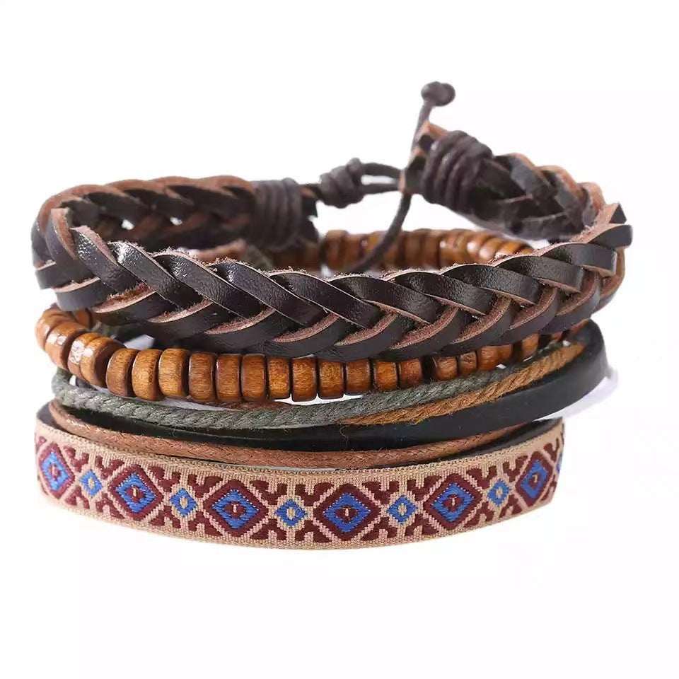 Multi-layer Bracelet Set Vintage-style Jewelry For Men - VEX CLUB HOUSE