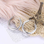 Geometric round big earrings women - VEX CLUB HOUSE