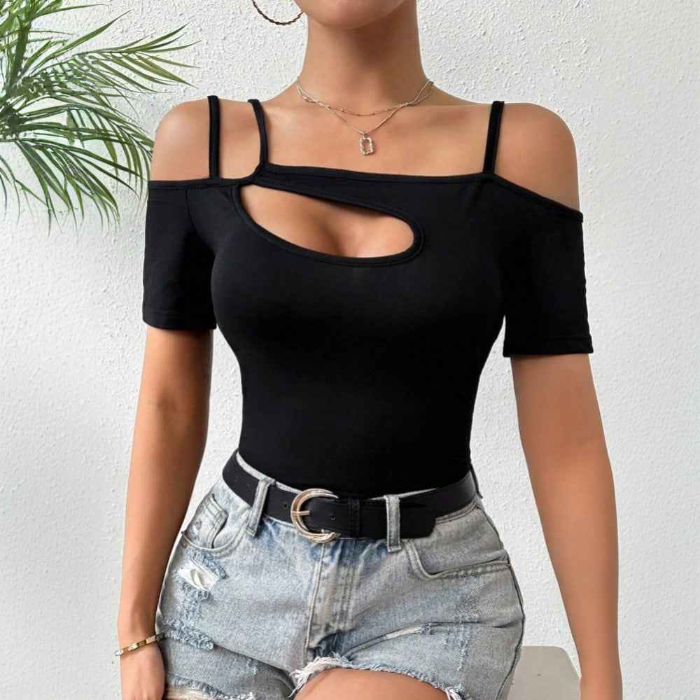 Womens Minimalist Sexy Off-shoulder Camisole Top - VEX CLUB HOUSE