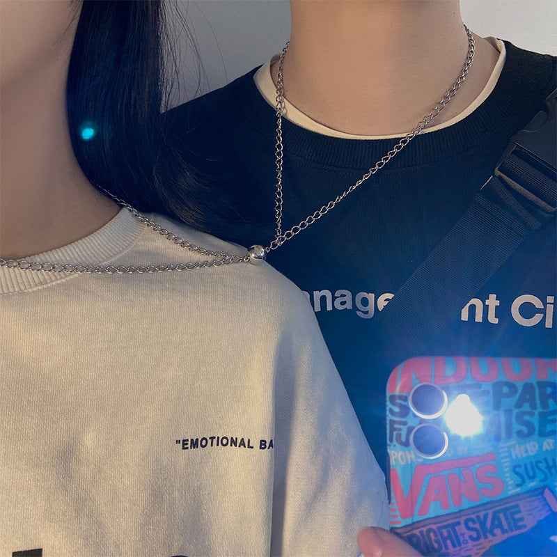 Men and Women Necklace Couple Magnetic Necklace - VEX CLUB HOUSE