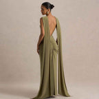 Sexy, Figure-hugging Backless Dress With Fluttering Ribbons - VEX CLUB HOUSE