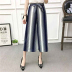 Wide-leg pants Loose flared pants High waist - VEX CLUB HOUSE