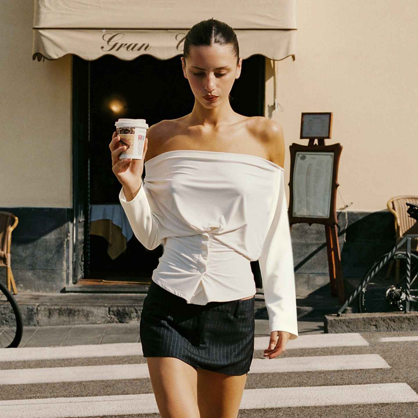 Stylish And Minimalist Long Sleeve Top For Women - VEX CLUB HOUSE