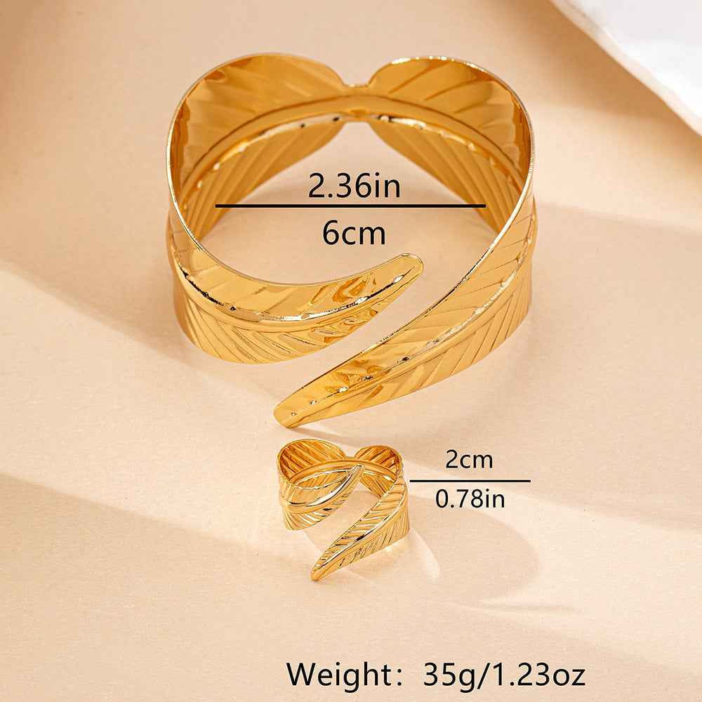 Women's Alloy Personality Geometry Open Bracelet - VEX CLUB HOUSE