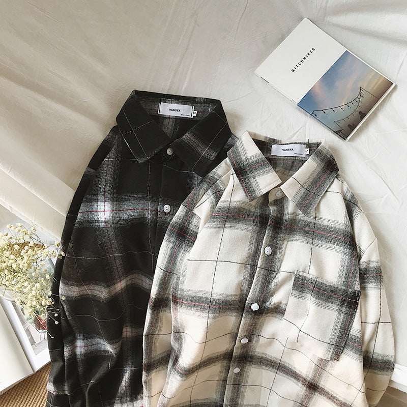 Loose And Versatile Student Handsome Shirt Thin - VEX CLUB HOUSE