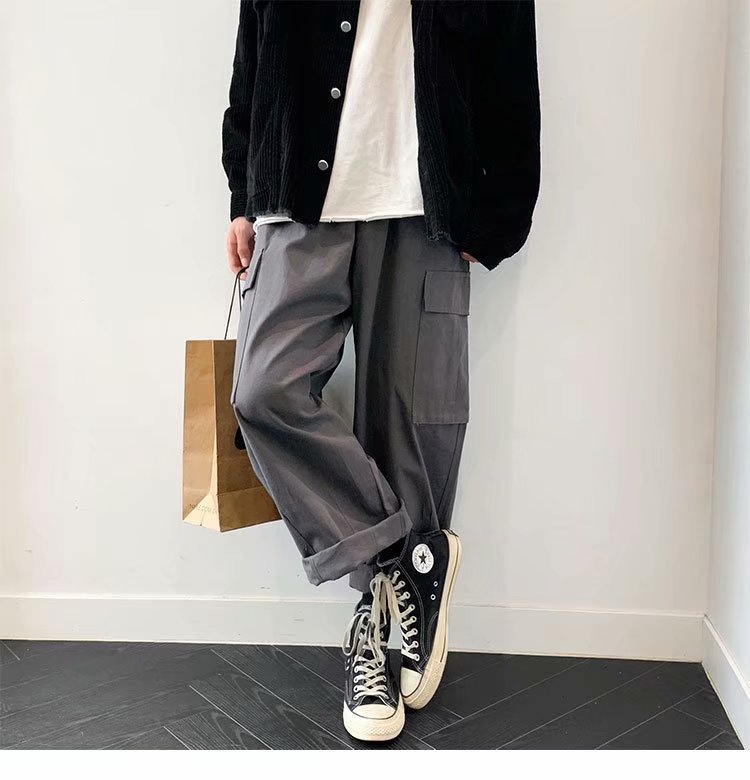 Loose Straight Casual Wide-leg Boys Overalls - VEX CLUB HOUSE