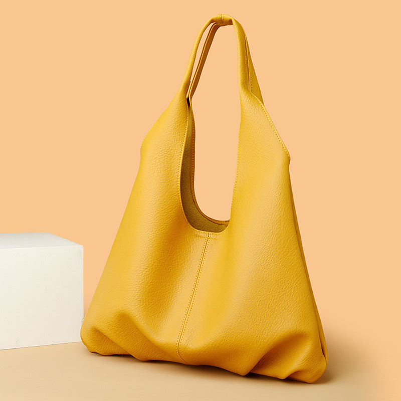 Ins Design Underarm Bags Fashion Solid Color Large Capacity Simple Shoulder Bag For Women Party Bags - VEX CLUB HOUSE