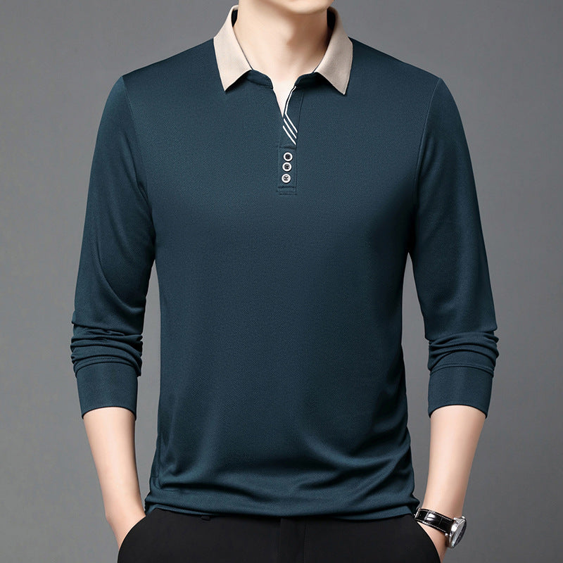 Summer Lapels Short-sleeved T-shirt Men's Skin-friendly Breathable Casual Top - VEX CLUB HOUSE