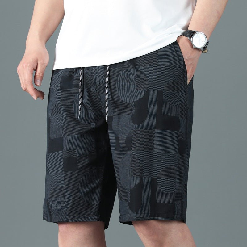 Thin Printed Shorts Fashion Outerwear Casual Pants - VEX CLUB HOUSE