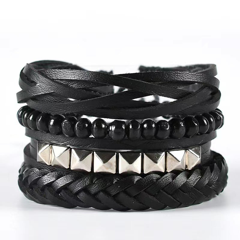 Multi-layer Bracelet Set Vintage-style Jewelry For Men - VEX CLUB HOUSE