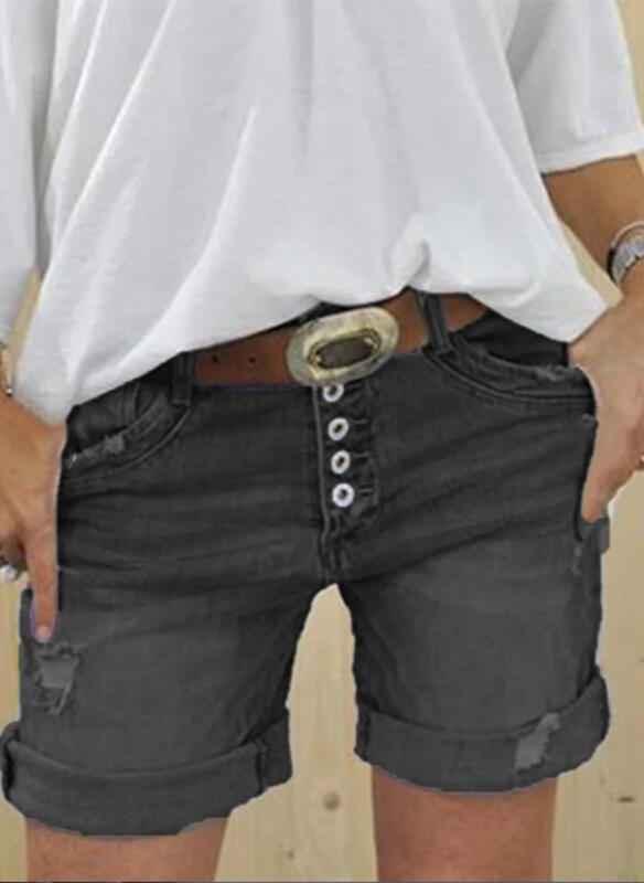 High-waisted Denim Shorts For Women - VEX CLUB HOUSE