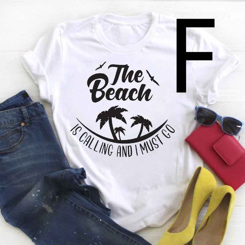 Literature And Art High Mountain Personality Printing Short-sleeved Men And Women - VEX CLUB HOUSE