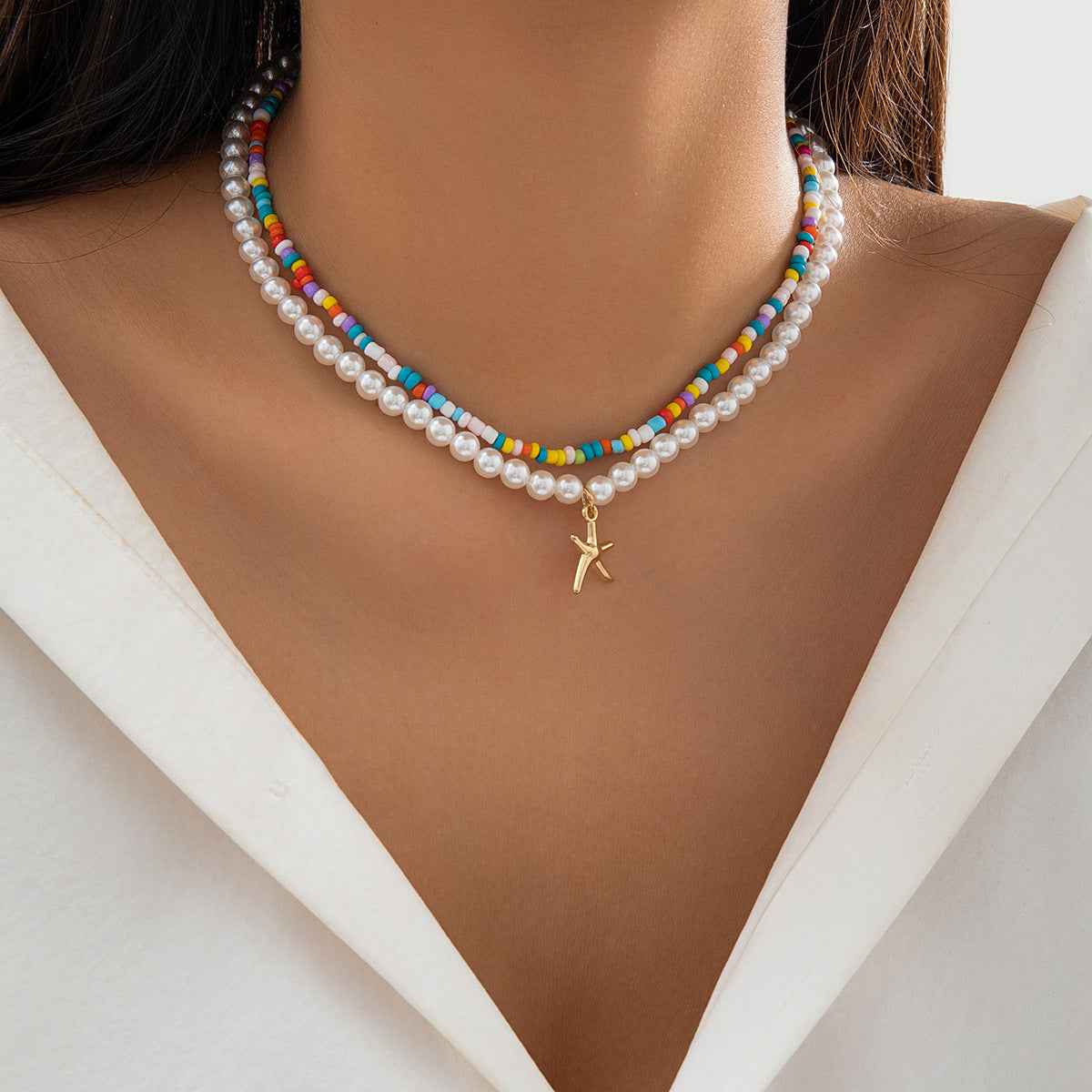Starfish Shell Necklace For Women Necklace - VEX CLUB HOUSE