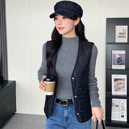Loose Ultra-thin Women's Outer And Inner Wear Vest - VEX CLUB HOUSE