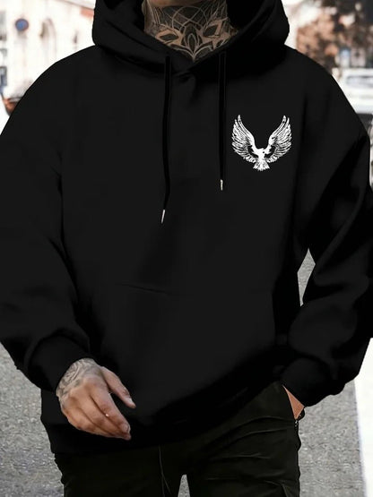 Casual Loose-fitting  Hooded Sweatshirt For Warmth - VEX CLUB HOUSE