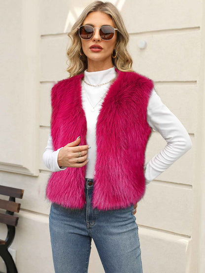 Eco-friendly Faux Fur Vest For Men And Women From Europe And The US - VEX CLUB HOUSE