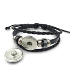 Sacred Geometry Sri Yantra Glass Buckle Charm Bracelets & Bangles Multilayer Leather Bracelets for Women Men Jewelry - VEX CLUB HOUSE