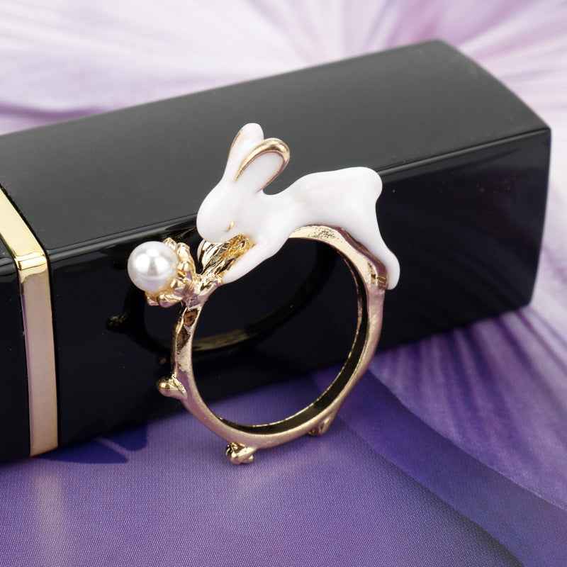 Japanese Pearl Painting Oil Rabbit Bracelet Women Bracelet Bracelet