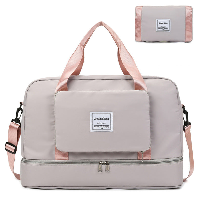 Foldable Travel Duffel Bags Sports Gym Tote Bag Women - VEX CLUB HOUSE