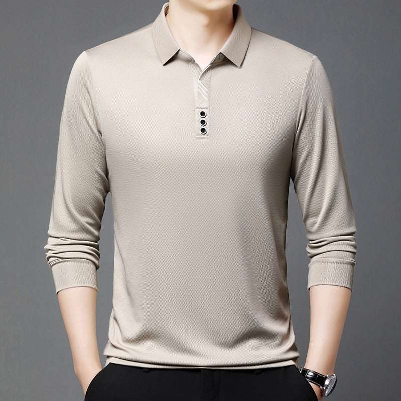 Summer Lapels Short-sleeved T-shirt Men's Skin-friendly Breathable Casual Top - VEX CLUB HOUSE