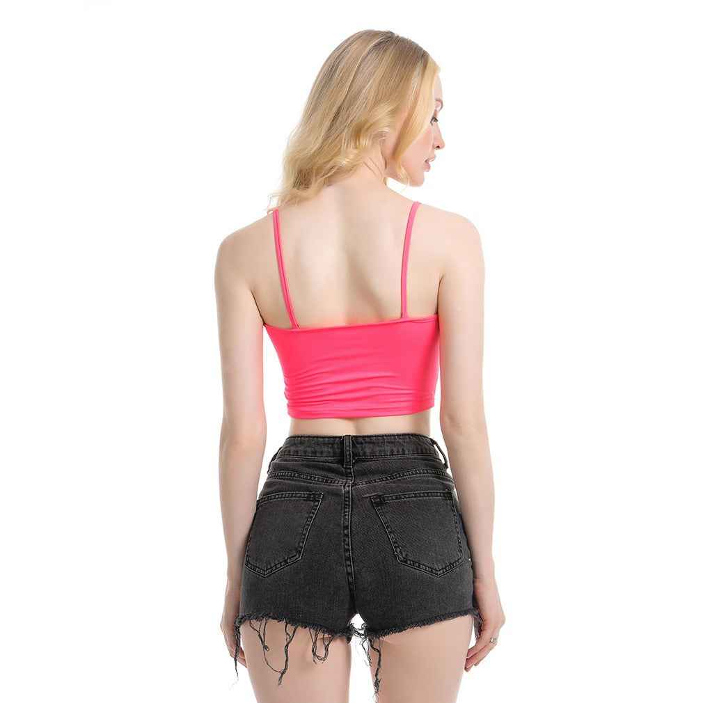 Fashion Fluorescent Green Sexy Halter Camisole - VEX CLUB HOUSE