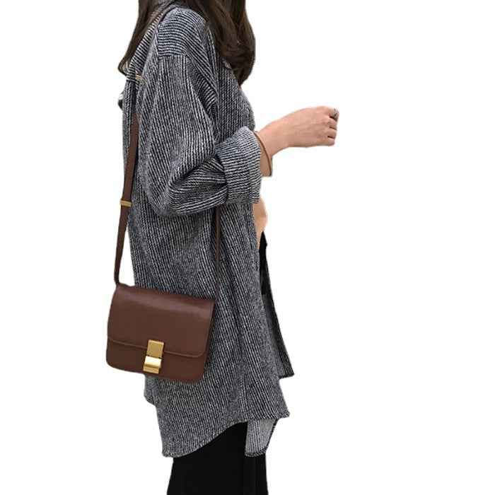 Women's Loose Mid-length Corduroy Shirt - VEX CLUB HOUSE