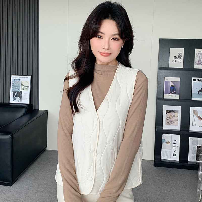 Loose Ultra-thin Women's Outer And Inner Wear Vest - VEX CLUB HOUSE