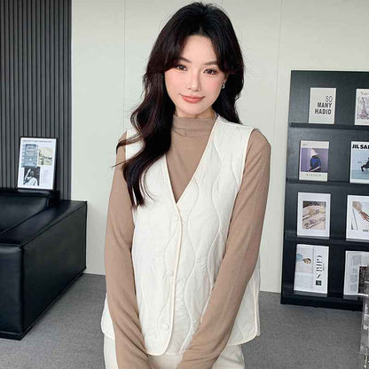 Loose Ultra-thin Women's Outer And Inner Wear Vest - VEX CLUB HOUSE