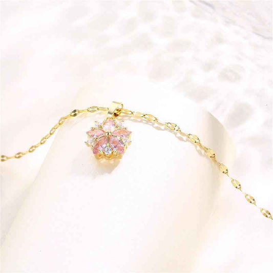 Crystal Snowflake Necklace Women Fashion Ins Necklace - VEX CLUB HOUSE